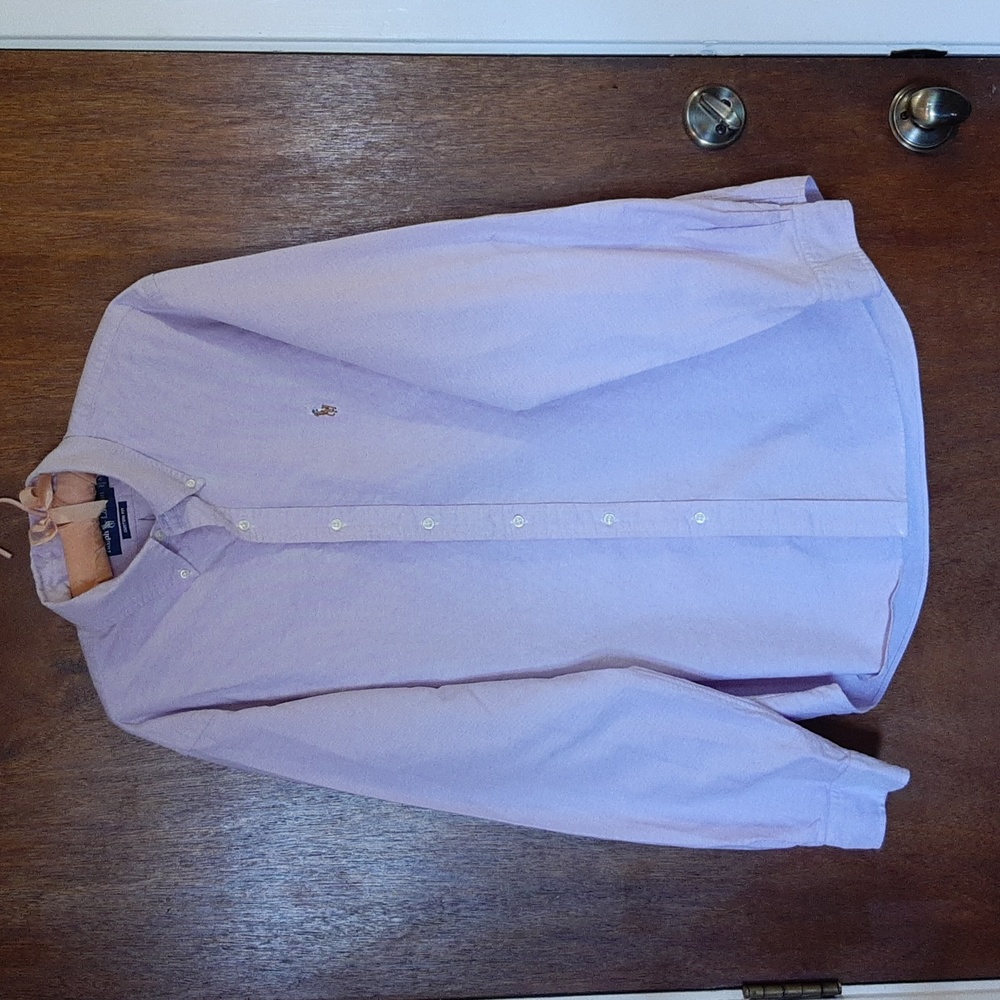Ralph Lauren "Custom Fit" Long Sleeve Dress Shirt, Lavender